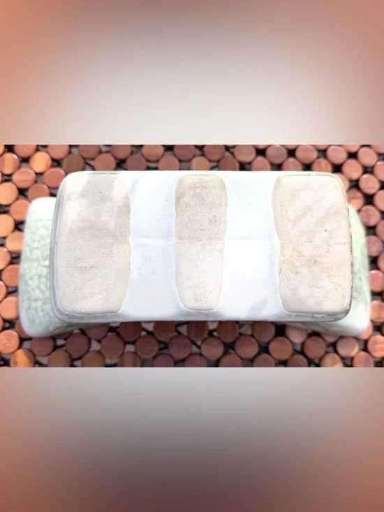 🪴 Vintage Ceramic Green Footed Planter (Possibly Unstamped McCoy), c. 1950-60 - Picture 8 of 10